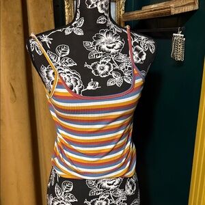 SHEIN Colorful Striped Tank Top